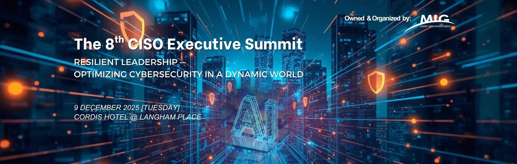 Programme banner for The 8th CISO Executive Summit